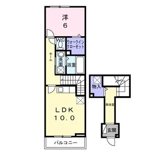 グランディール【2階】の間取り