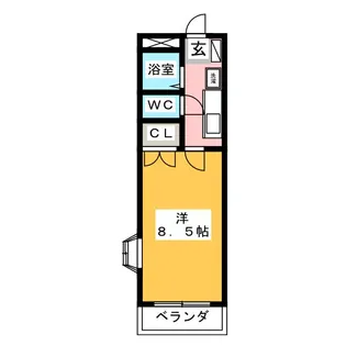 リブェール【1階】の間取り