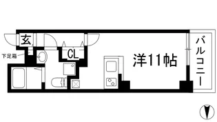リッツスクエア グランキューブ【3階】の間取り