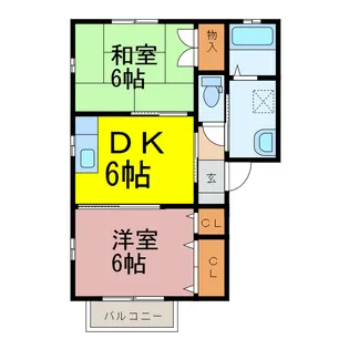 グランシードマロニエB【1階】の間取り