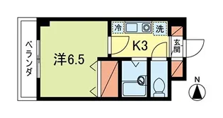 プラムコートワタナベ【2階】の間取り