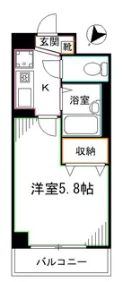 T’s garden中野【4階】の間取り