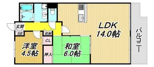 ロワイヤル百合【2階】の間取り