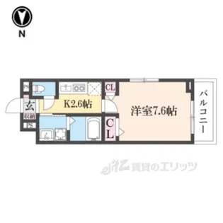 ルピナスウエスト【2階】の間取り