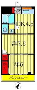 ユーホリアT【2階】の間取り