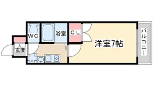 ブランシェ天満【2階】の間取り