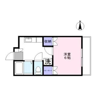 キングハイツ【2階】の間取り