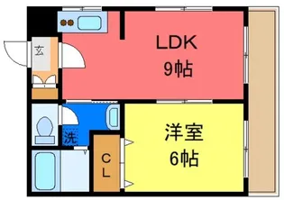 コーポロビン【3階】の間取り