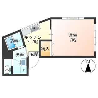ドリームパレス鳥居ケ丘【1階】の間取り