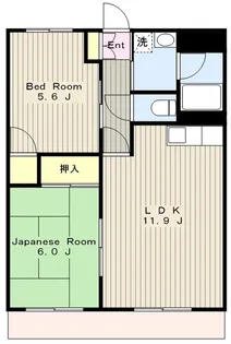 FKIII東林間【3階】の間取り