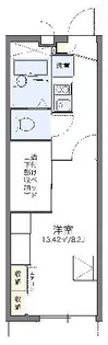 レオパレスオータム V【1階】の間取り