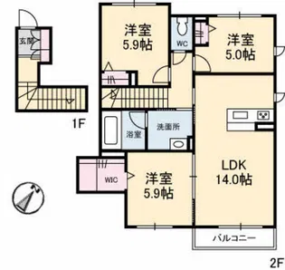 ShaMaison y【2階】の間取り