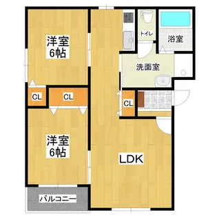 菊野屋弐番館【2階】の間取り