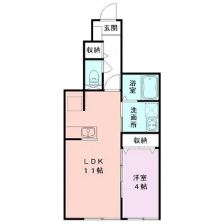 HILLS MEJIRO【1階】の間取り