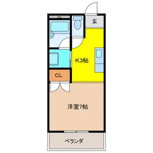 アーバンライフサワキ【2階】の間取り