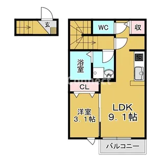 FolunaI【2階】の間取り