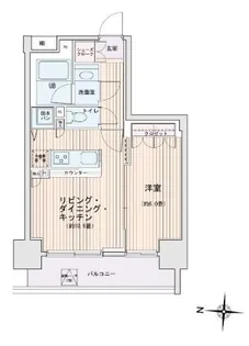 エスティメゾン錦糸町II【8階】の間取り