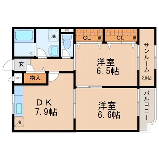 ユーミー裕樹【1階】の間取り