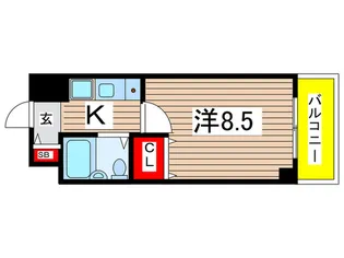 第三谷中コ-ポ【3階】の間取り