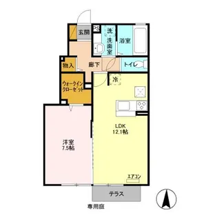 アピオン A【1階】の間取り