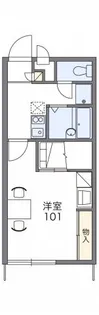 レオパレスアメニティハイツ【1階】の間取り