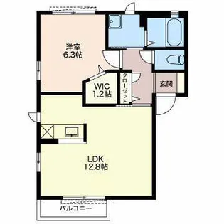 マーベラスB【1階】の間取り