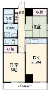 大久保ビル【3階】の間取り