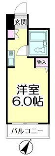 OKZAC【5階】の間取り