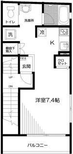 TMG市谷【2階】の間取り