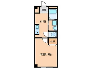 OPULENCE若宮【3階】の間取り