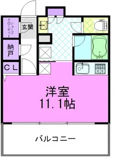 ザ・レジデンス宇都宮【7階】の間取り