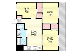 コスモハイツ【3階】の間取り