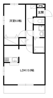 Maison Lafite【1階】の間取り