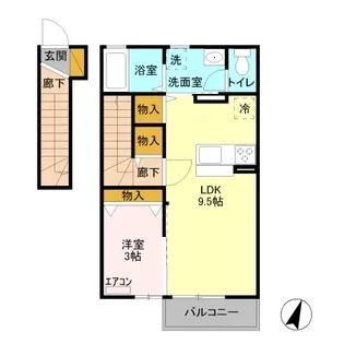 アリエッタ【2階】の間取り