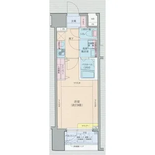 ロアール茅場町【7階】の間取り
