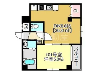 Plumeria【1階】の間取り