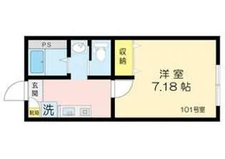 恋ヶ窪ベース【1階】の間取り