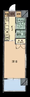 キャッスルライト【7階】の間取り