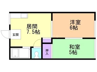 ティストニーII【2階】の間取り