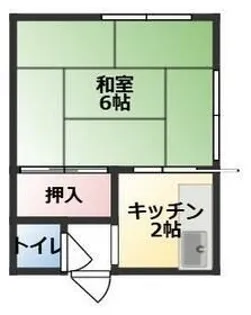 相沢荘【2階】の間取り