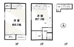 Happyness北千住【2階】の間取り