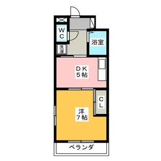 グランテット【4階】の間取り