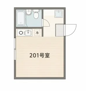 ロッソ新大久保C棟【2階】の間取り