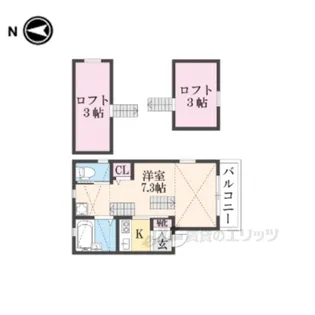 アッシュビーアコダ【1階】の間取り
