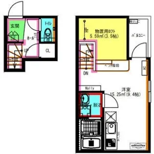 【新築】Foresta【2階】の間取り