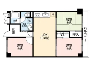 メゾン幸(ミユキ)【4階】の間取り