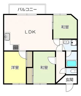 ファミーユ呉羽【1階】の間取り