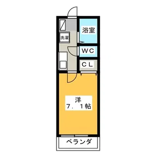 クラリスハイム【2階】の間取り