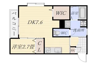 ロゼモア【1階】の間取り
