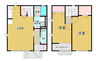 アンソレイェ【1階】の間取り